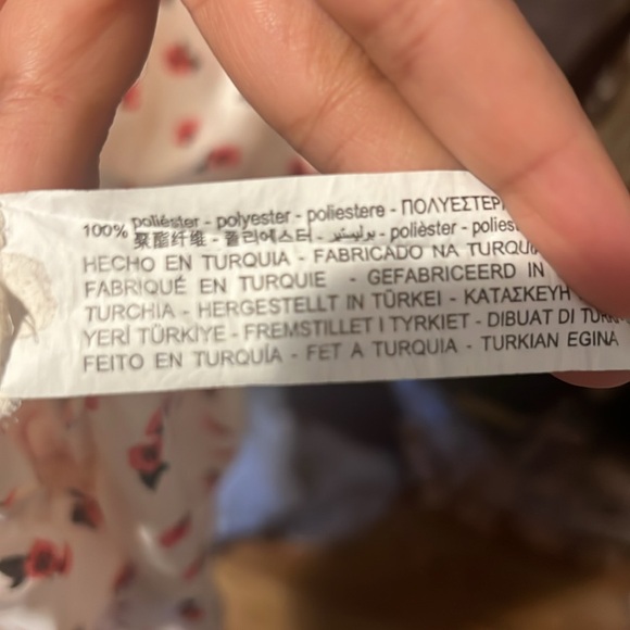 Cream floral silky maxi dress - Picture 4 of 4